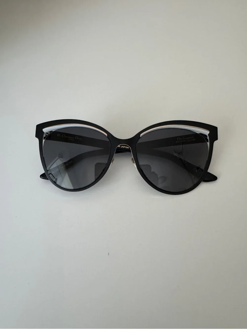 CHRISTIAN DIOR Limited Edition Black Acetate/Metal Sunglasses Authentic